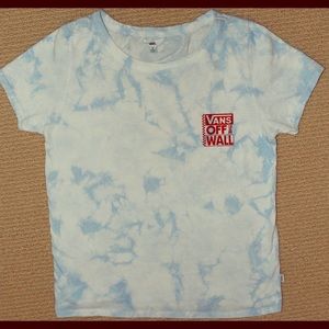 Vans Tie Die Blue and White T-Shirt